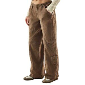 Urban Outfitters BDG Khaki Size Medium Y2K Low-Rise Cargo Pants Trousers